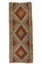 Alayhanı / 5x12 Vintage Oriental Area Kilim Rug Front Side