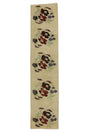 Gülbahar / 2x9 Vintage Wool Floral Rug Runner Front Side