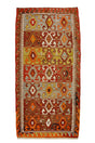 Toprakvadi / 5x10 Vintage Oriental Wool Kilim Rug Front Side