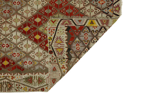 Alayhanı / 5x12 Vintage Oriental Area Kilim Rug Back Side