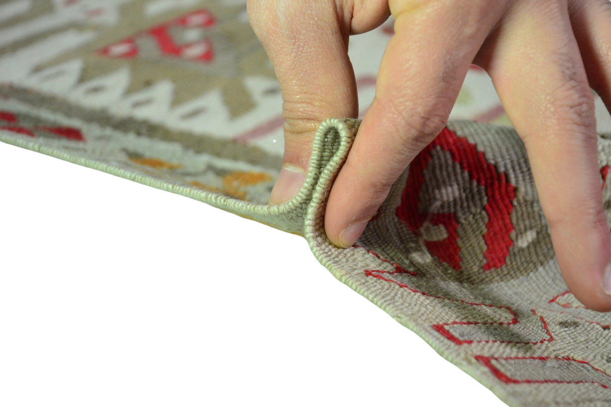 Alayhanı / 5x12 Vintage Oriental Area Kilim Rug Thickness