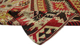 Altınkaya / 5x10 Vintage Rustic Wool Kilim Rug Texture