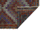 Bezirci / 5x9 Vintage Wool Oriental Kilim Rug Back Side