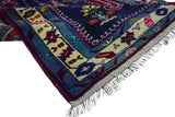 Borukkuyu / 4x13 Blue Vintage Tribal Rug Runner Texture