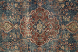 Bozcatepe / 2x6 Vintage Rustic Rug Runner Close Up
