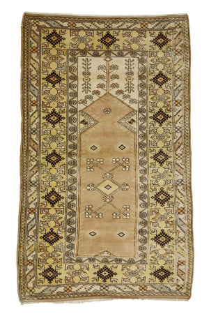 Muted Vintage Wool Area Rug