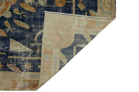 Bursa / 8x12 Vintage Bohemian Oversize Carpet Back Side