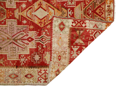 Ceyhan / 6x11 Vintage Bohemian Area Kilim Rug Back Side