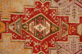 Ceyhan / 6x11 Vintage Bohemian Area Kilim Rug Close Up