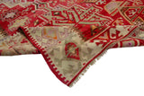 Ceyhan / 6x11 Vintage Bohemian Area Kilim Rug Texture