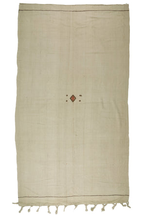 Beige Vintage Oriental Kilim