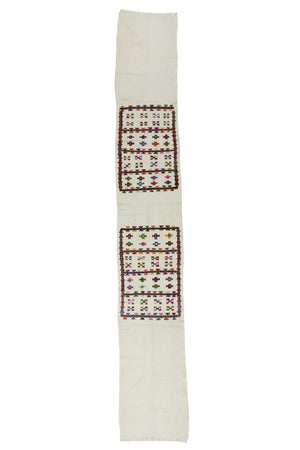 Beige Bohemian Kilim Runner