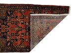 Erdebil / 3x9 Vintage Oriental Wool Rug Runner Back Side