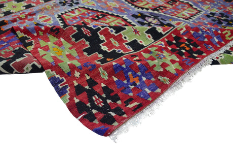 Eskisaray / 5x10 Vintage Oriental Wool Kilim Rug Texture