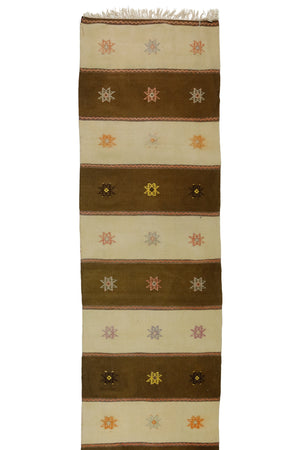 Striped Vintage Wool Kilim Runner