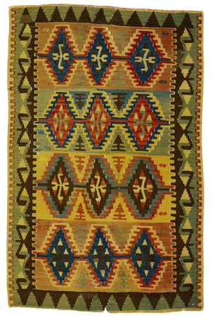Vintage Boho Kilim Rug