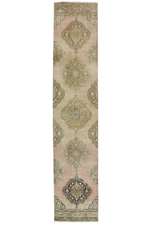 Pastel Pink Vintage Rug Runner