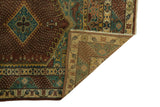 Hayalli / 5x8 Vintage Oriental Wool Area Rug Back Side