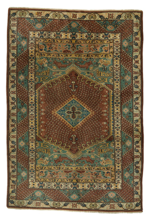 Vintage Oriental Wool Area Rug