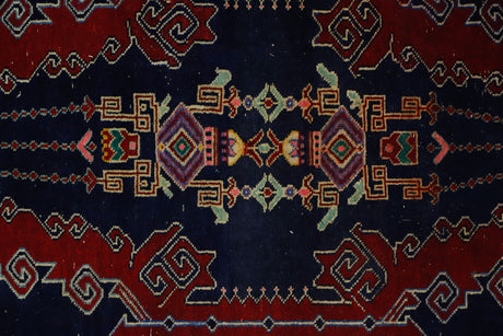 Ilıcak / 3x13 Oversize Oriental Vintage Rug Runner Close Up