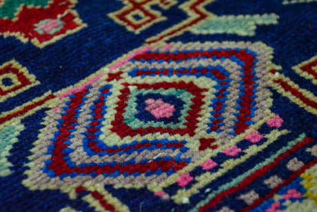 Ilıcak / 3x13 Oversize Oriental Vintage Rug Runner Detail