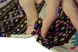 Karlık / 2x13 Wool Bohemian Kilim Runner Thickness