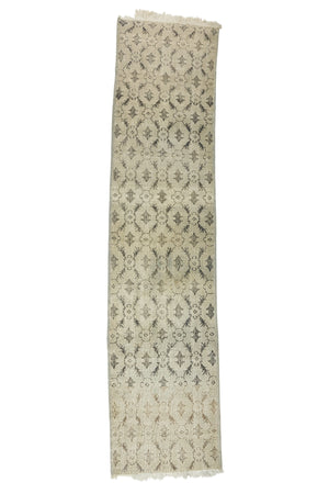 Vintage Wool Hallway Rug Runner