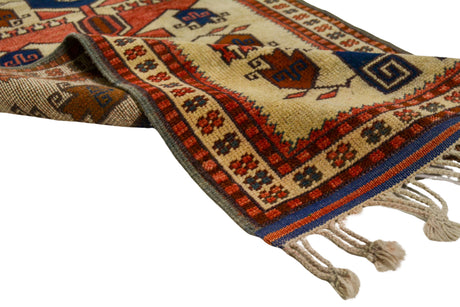 Kepsut / 2x3 Vintage Wool Oriental Rug Texture