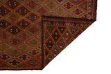 Kulu / 5x8 Vintage Oriental Turkish Kilim Rug Back Side