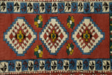 Meram / 3x4 Wool Turkish Boho Rug Close Up