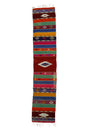 Savastepe / 1x9 Vintage Striped Hallway Runner Front Side