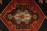Savcun / 2x12 Oriental Wool Handmade Rug Runner Close Up