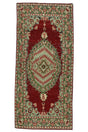 Senirkent / 3x8 Vintage Oriental Wool Area Rug Front Side