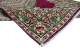 Senirkent / 3x8 Vintage Oriental Wool Area Rug Texture