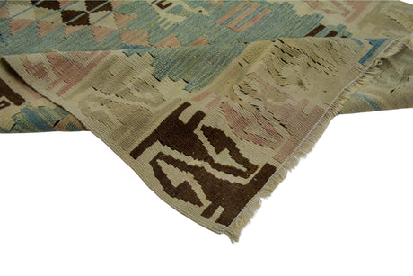 Sivaslı / 3x5 Tribal Vintage Boho Kilim Rug Texture