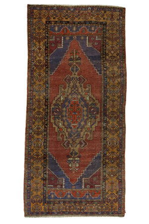 Vintage Muted Oriental Carpet
