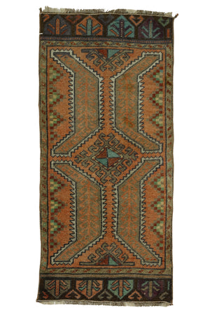 Wool Vintage Turkish Rug