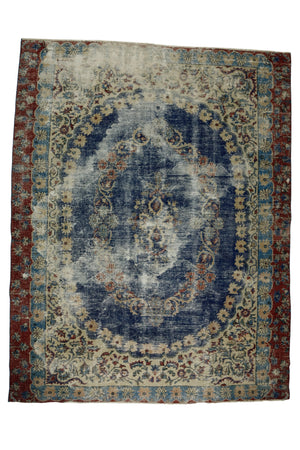Vintage Blue Turkish Carpet