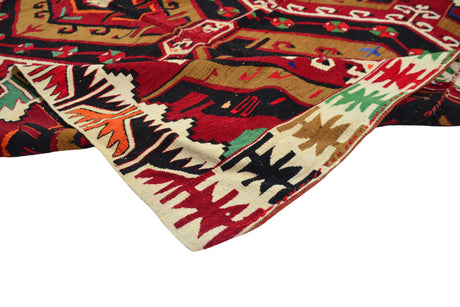 Yavi / 5x11 Oriental Vintage Wool Area Rug Texture