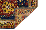 Yazır / 6x8 Vintage Handmade Wool Area Rug Back Side