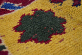 Yazır / 6x8 Vintage Handmade Wool Area Rug Detail