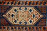 Yazlık / 2x3 Vintage Handmade Wool Area Rug Close Up