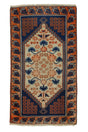 Yazlık / 2x3 Vintage Handmade Wool Area Rug Front Side
