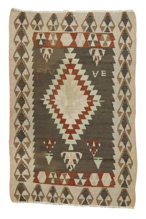 Handmade Tribal Bohemian Kilim Rug
